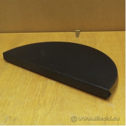 Black Metal Corner Connector Sleeve Desk Extender 18"